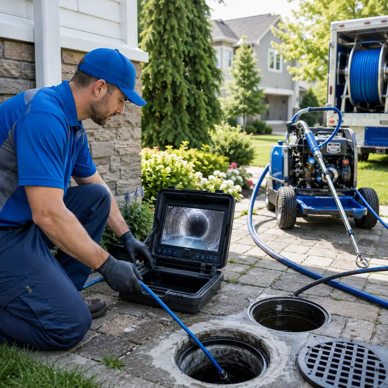 Outdoor drain cleaning professionals serving Ballston Lake, NY