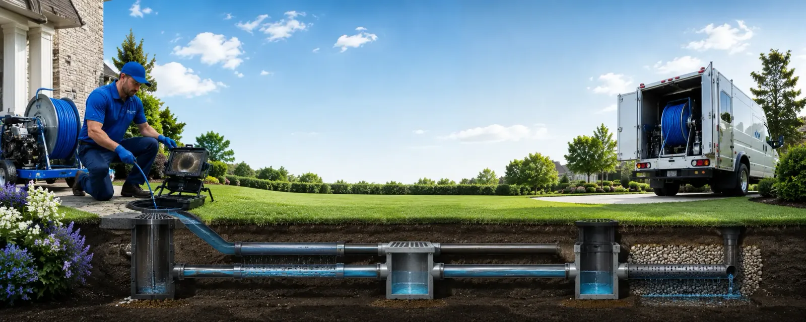 Outdoor drain cleaning information for Ballston Lake, NY